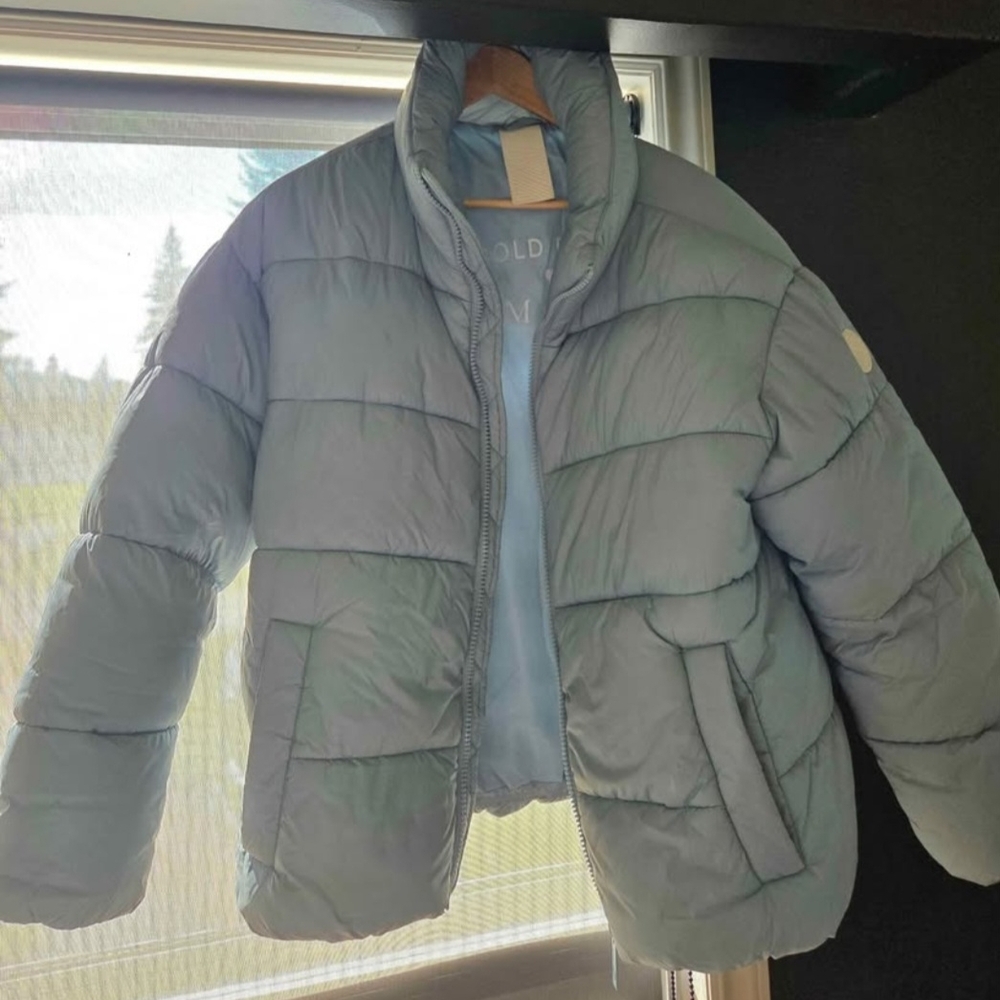 Noize Light Blue Puffer Jacket